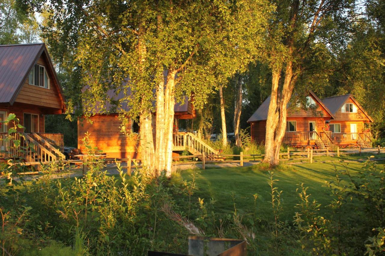 Susitna River Lodging, Riverside Cabins Talkeetna Exterior foto