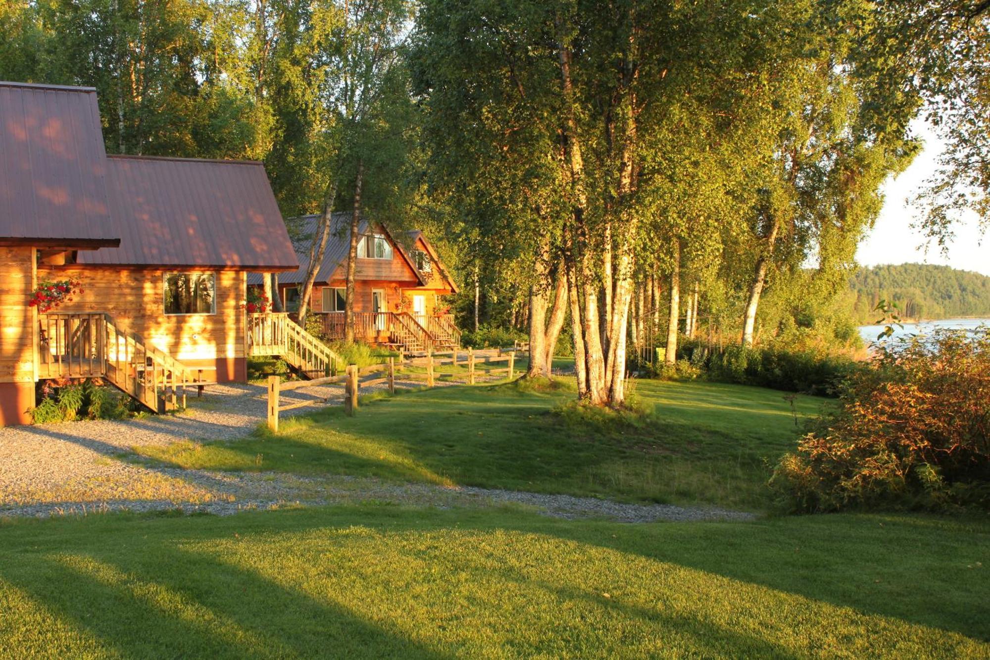 Susitna River Lodging, Riverside Cabins Talkeetna Exterior foto